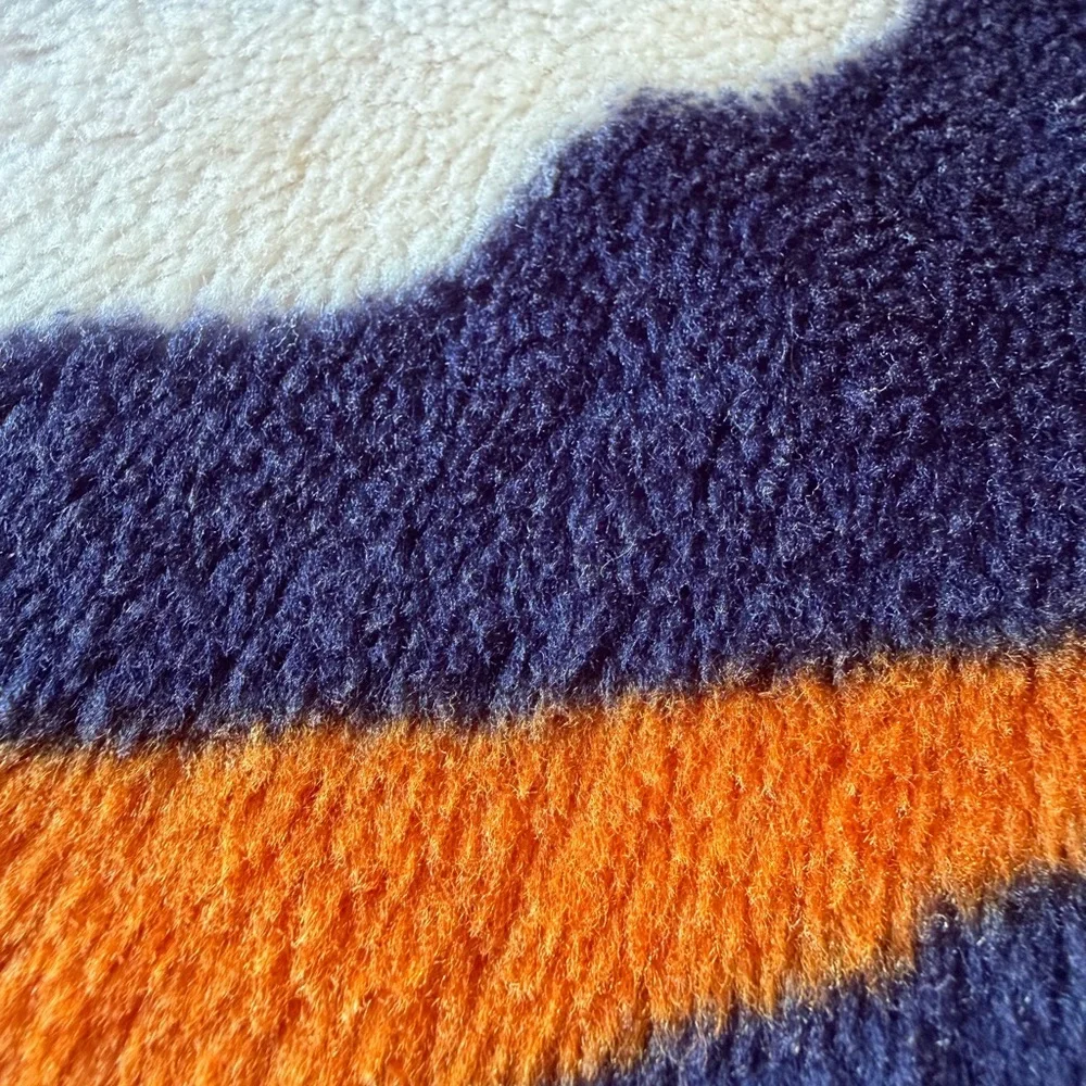 VTG Celestial Sunface Moon Stars Planets Cosmos Plush Blanket Whimsigoth 80x97